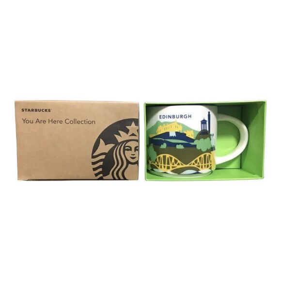 Starbucks Edinburgh (Scotland) YAH You Are Here UK Mug Coffee New/Boxed - Picture 2 of 10